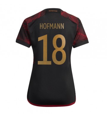 Tyskland Jonas Hofmann #18 Replika Udebanetrøje Dame VM 2022 Kortærmet